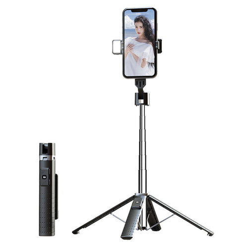 Quadrupod Double Fill Light Mobile Phone Bluetooth-compatible Selfie