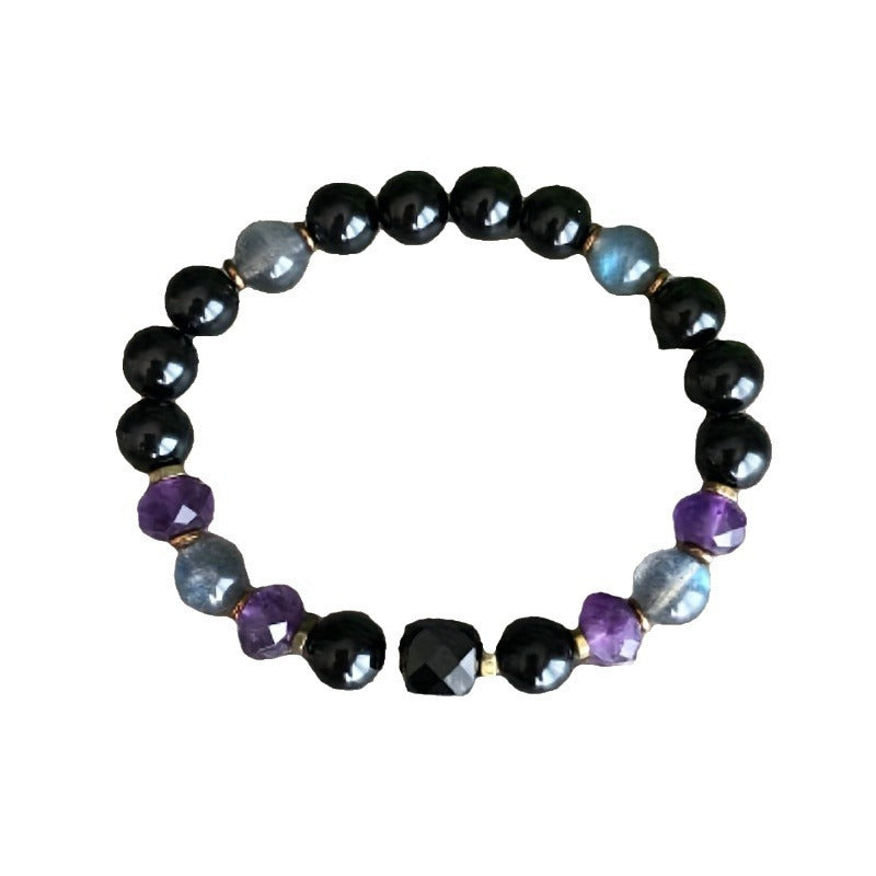 Versatile Obsidian 8mm Beaded Bracelet