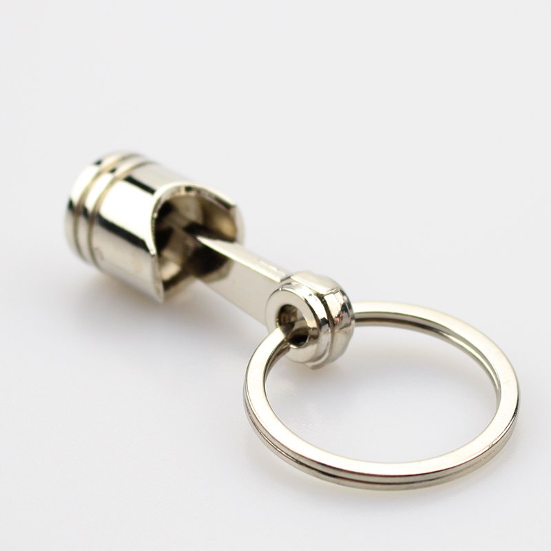 Mini Engine Piston Keychain