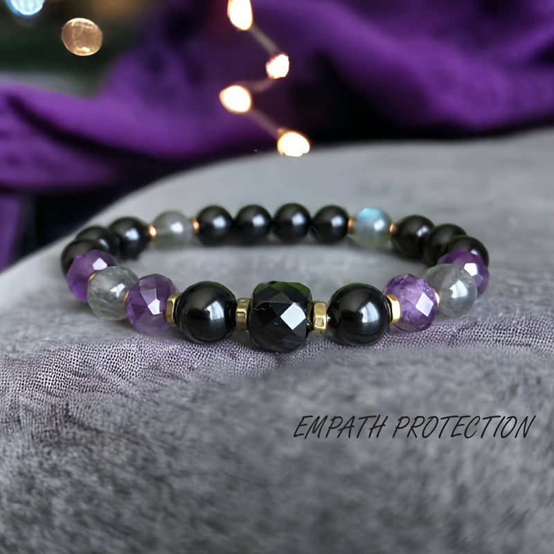 Versatile Obsidian 8mm Beaded Bracelet