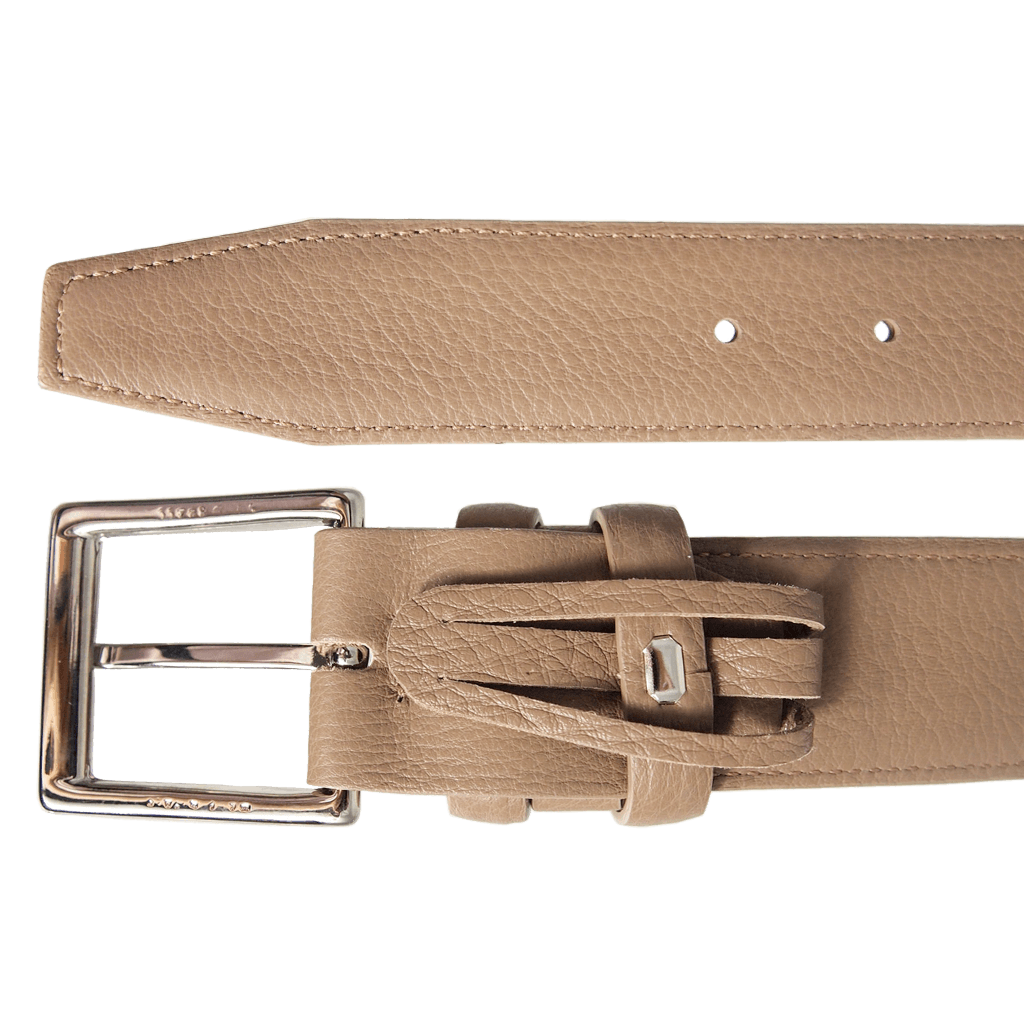 34 mm Duo Ply Leather Belt Beaver