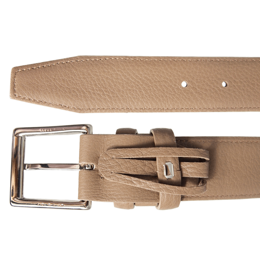 34 mm Duo Ply Leather Belt Beaver