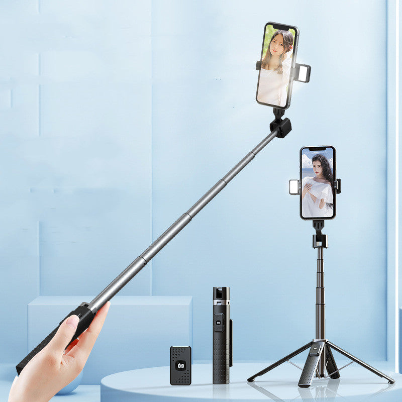 Quadrupod Double Fill Light Mobile Phone Bluetooth-compatible Selfie