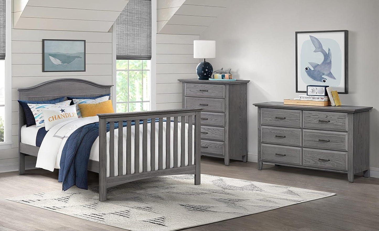 Chandler Premium 6-Drawer Dresser, Graphite Gray, Greenguard Gold